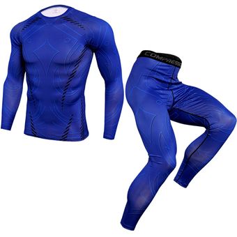 #9 Fitness secado rápido conjunto ajustado para correr deporte trotar gimnasio Chándal de para hombre 
