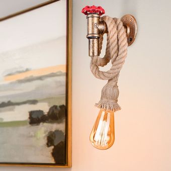 candelabro creativo de Lámpara de pared Vintage para Industrial Retro 
