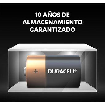 Set de 2 pilas alcalinas D Duracell