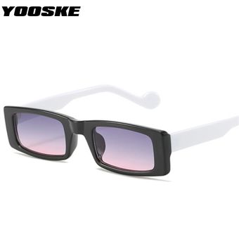Yooske gafas de sol rectangulares anticuadas diseño demujer 