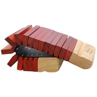 Instrumento musical de madera de rectángulo profesional Nice Sound Play Hitting Toys 