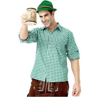 gorra de Bávaro alemán Sombrero sencillo de para adulto sombrero Cosplay con cuerda en espiral de tres colores para Festival de cerveza alemana WAN（#As Shown） disfraz de cerveza 