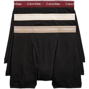 Boxers Brief Calvin Klein 3 Pzas Algodón // Negro