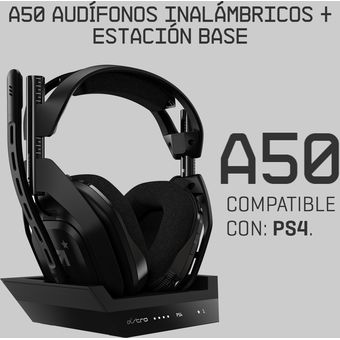 Audifonos Logitech Gamer Astro A50 Inalambricos 7.1+base PS4