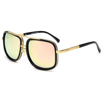 gafas de sol cuadradas para hombre y mujer lentes de sol unisex de lujosa estilo retro de gran t 