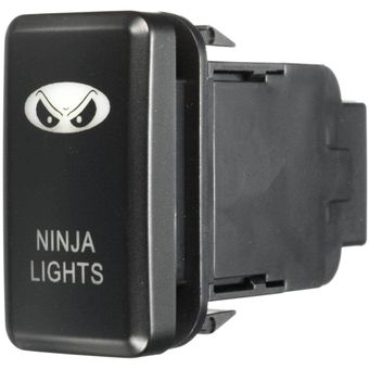 Interruptor de botón de luz indicadora de trabajo antiniebla LED de 12 V para Toyota Landcruiser Prado luces ninja luces ninja 