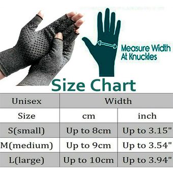 Guantes de artritis compresión de enfermería respirable de los guantes medio dedo 