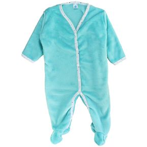 Pijama Térmica Azul Estampada Para Bebe Niño