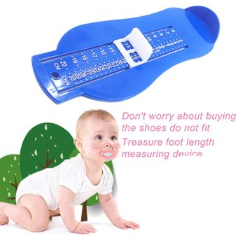 Plástico Niños Infantil Bebé Medidor de pie Calibre Calzado Herramienta de Regla de medición Herramienta Calzado de bebé Dispositivo de medidor de medición ➤ HibiscusElla 