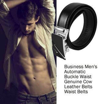 Negocio de los hombres automáticos de la cintura de la hebilla del cuero auténtico Cinturones de cintura 