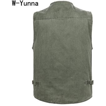 W-yunna nuevo chaleco para hombre chaqueta sin mangas de talla grande 5XL chaleco informal cha HON 