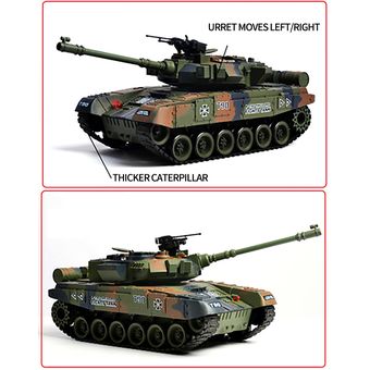T-90A Control remoto Tanque Bullet Shooting Battle Tank Toy 