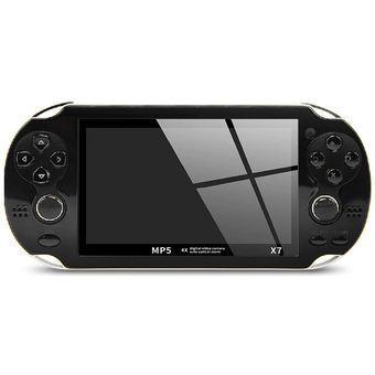 Consola Portátil Emulador De Juegos PSP X7 Multi-función MP5 - Negra