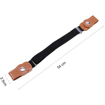 Cinturón elástico sin hebilla para niños y niñas  cinturón negro aju 