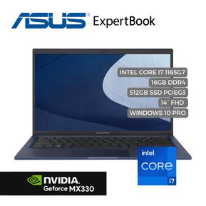 Portátil Asus ExpertBook B1  B1400CEAE-EK3978R Intel Core i7 16Gb 512Gb Win10Pro