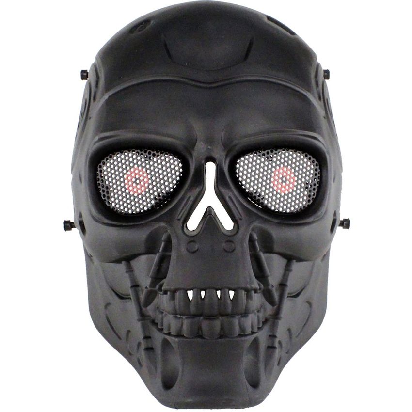 Terminator Airsoft Skull Mask Full Face Skeleton Wargame Ejército Campo Mascarilla
