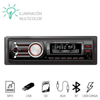 Estereo Para Carro Radio Auto Estereos Bluetooth De Carros USB MP3 AM/FM  NUEVO