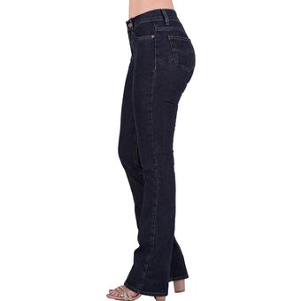 Jeans Básico Mujer Oggi Negro 59104038 Mezclilla Stretch Yess