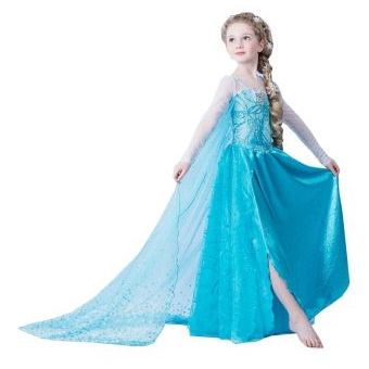 asignar Imaginación resumen Vestido De Princesa Para Niña Elsa Frozen-Azul | Linio México -  GE598TB1EGN8TLMX