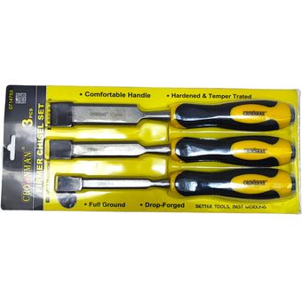 GENERICO Juego de Formones para Madera Smart Tools - 3 Piezas