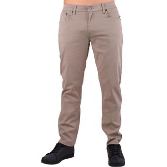 Pantalon Casual Para Hombre De Gabardina Stretch Color Negro