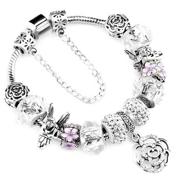 Pulsera De Encanto De Cadena De Serpientes Octbinna Con De 