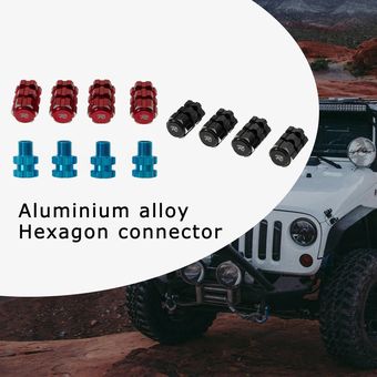 Conector hexagonal ensanchado para travexas 110 maxx pequeño x 17 mm aleación de aluminio 