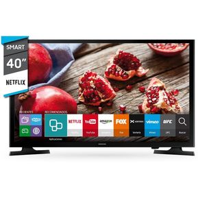 Televisor 40" Samsung Smart Tv 40j5200-Negro