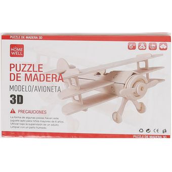 Puzzle de Madera Modelo Cabaña 3D 15.5x23 cm 