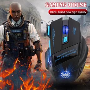 Zelotes F-14 Gaming Mouse F14 Usb 2.4g Hz Wireless 2400 Dpi