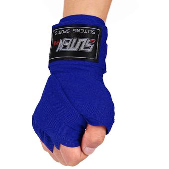 Vendaje Par Boxeo Sanda Muay Thai Mma Taekwondo color azul GENERICO