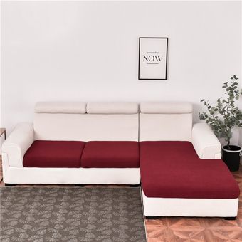 Funda de cojín del asiento del sofá forro Polar grueso de Jacquard,cubierta de sofá para sala de estar,Protector de muebles en forma de L,8 tamaños #Color 10 