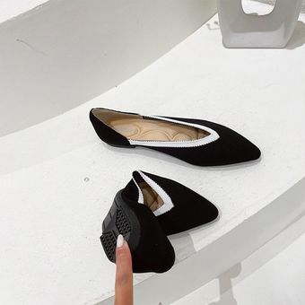 NAN JIU MOUNTAIN-zapatos de punto para mujer calzado único de moda, 