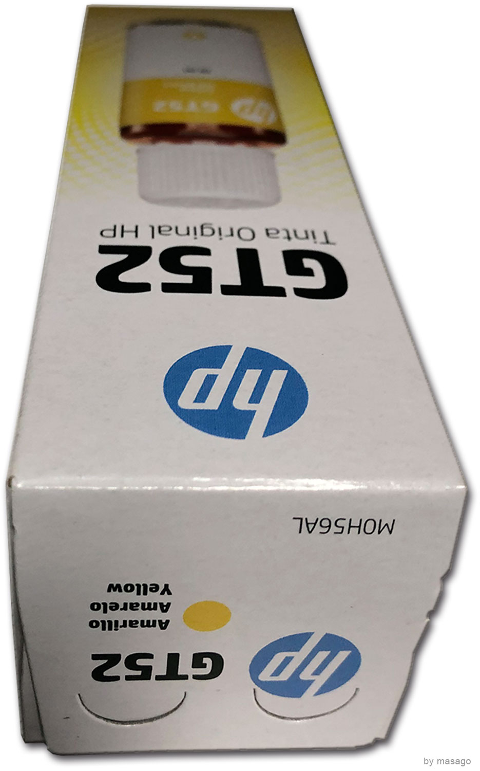 Combo 3 Botella Tinta HP GT52 Cian Magenta Amarillo para Ink Tank
