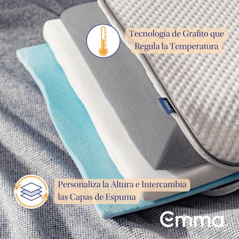 Almohada Emma Diamond Degree - Personalizable - 30 Noches de Prueba