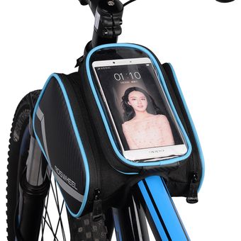 Bolsa de teléfono móvil con pantalla táctil de bicicleta para montar 