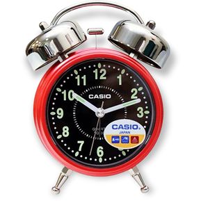 Reloj Despertador Casio Dq750 Alarma Temperatura Calendario Color Negro