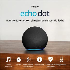 Amazon Echo Dot 5th Gen Bocina Inteligente Con Alexa Negro