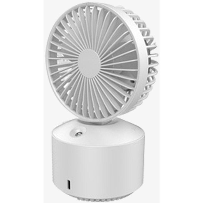Moda portátil agua aerosol niebla ventilador eléctrico USB de mano mini ventilador refrigeración