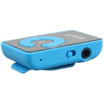 QUANBU Mini Mirror Clip USB Digital Mp3 Reproductor de música compatib 