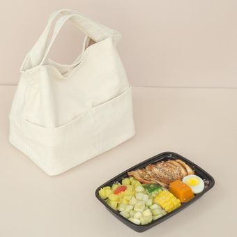 Bolsas portátiles de almuerzo de lona para mujeres camping 