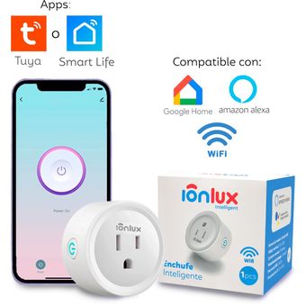 Enchufe Inteligente Ionlux Socket Control por Wifi Alexa Google Siri -  Promart