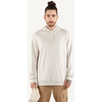 Hoodie Beige Hombre