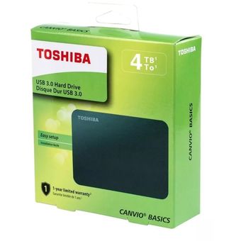 TOSHIBA 4 TERAS DISCO DURO EXTERNO