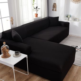 funda de sofá sólida para sala de estar,cubierta elástica lisa para sillón #Color 15 