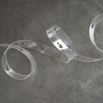 Creativa Globo cadena de conexión tira de cinta de PVC transparente Arco Garland Decor transparente 