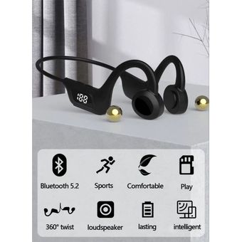 Audifonos Conduccion Osea Bluetooth 5.2 S9 Ranura Microsd