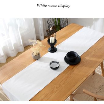 decoración de caminos para mesas d Caminos de mesa blancos y negros 
