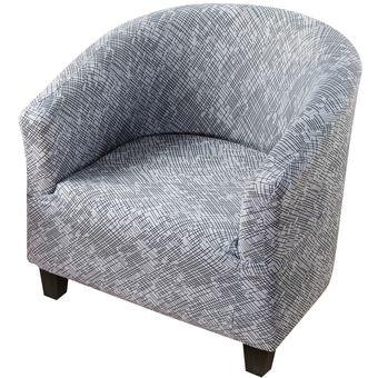 Funda de sofá elástica impresa para bañera,Protector de silla de licra,lavable,a prueba de polvo,decoración para silla de casa 