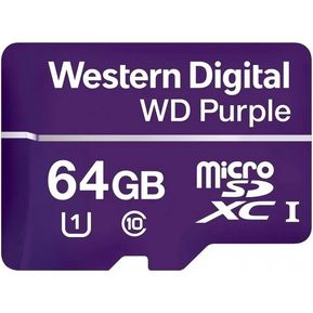 Memoria Micro SD 64GB Western Digital Vigilancia WDD064G1P0C